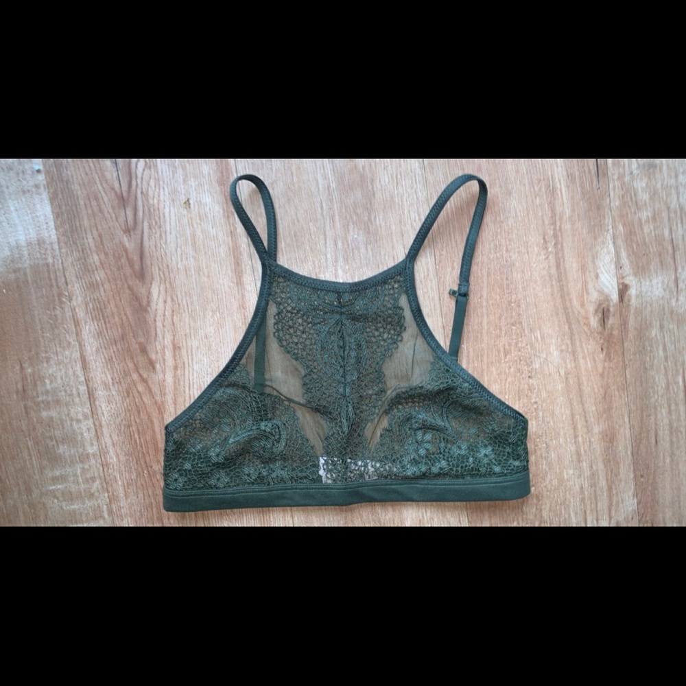 VS lace halter bralette